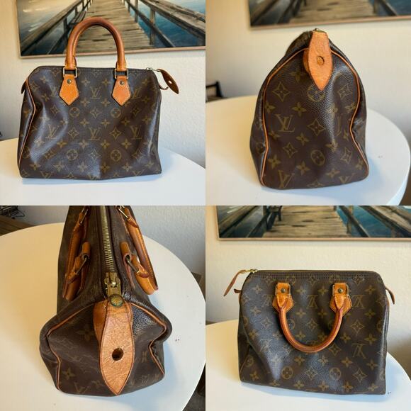 💎✨HARD TO FIND SIZE✨💎Authentic Louis Vuitton Speedy 25 Monogram - Picture 10 of 10